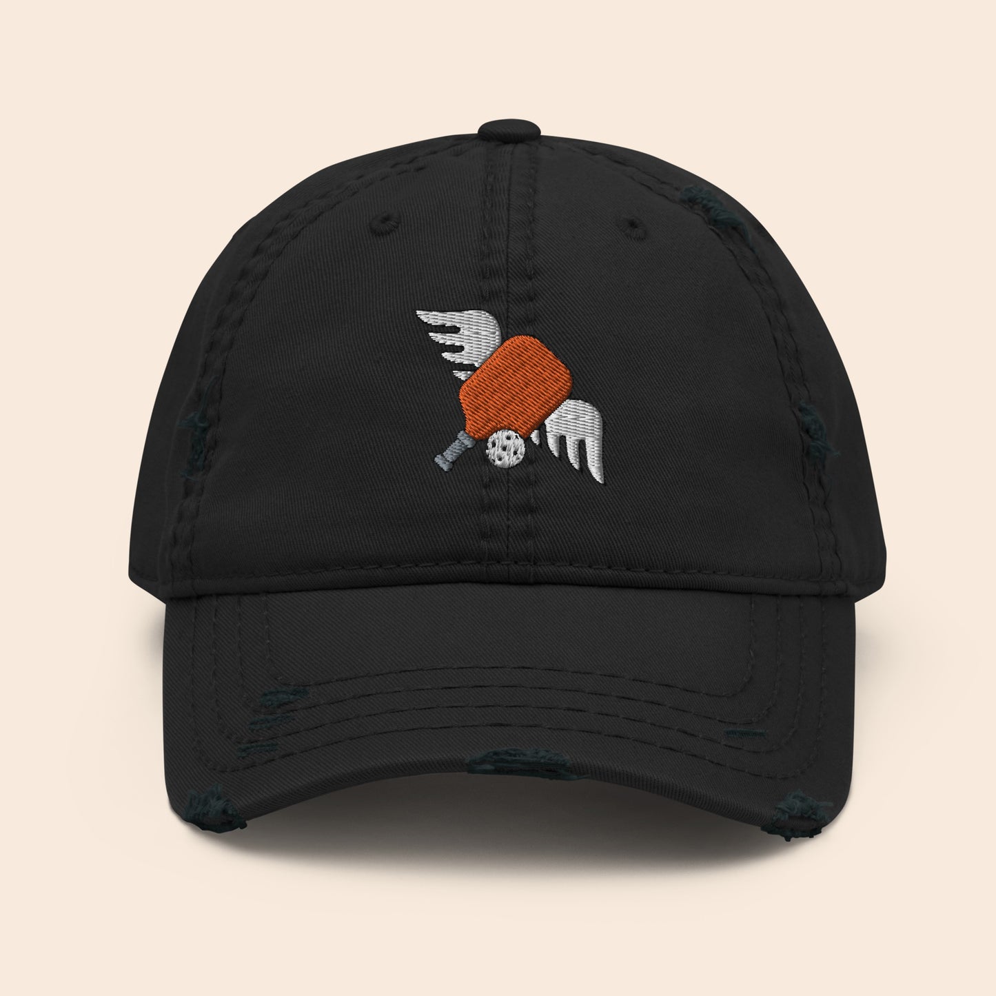 Pickleball Angel Distressed Cap