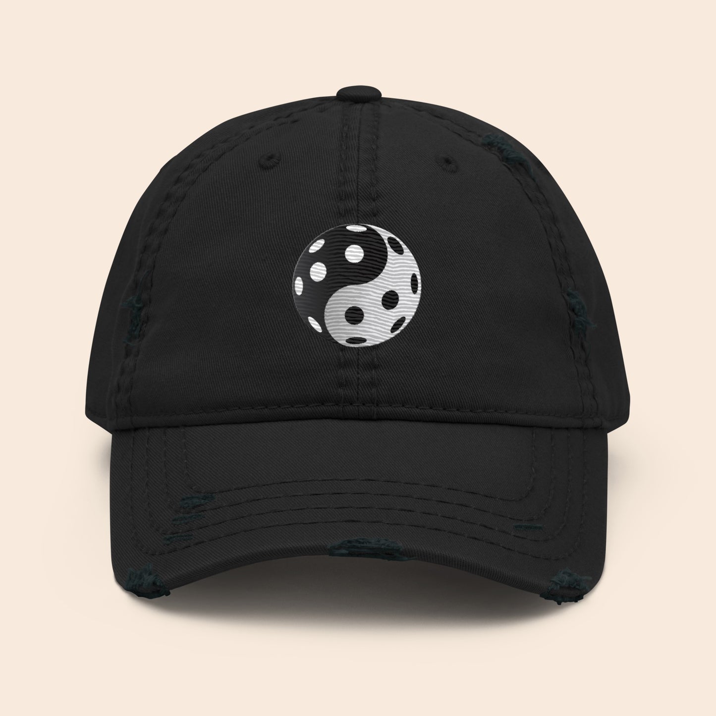 Yin-Yang Unlimited Distressed Cap