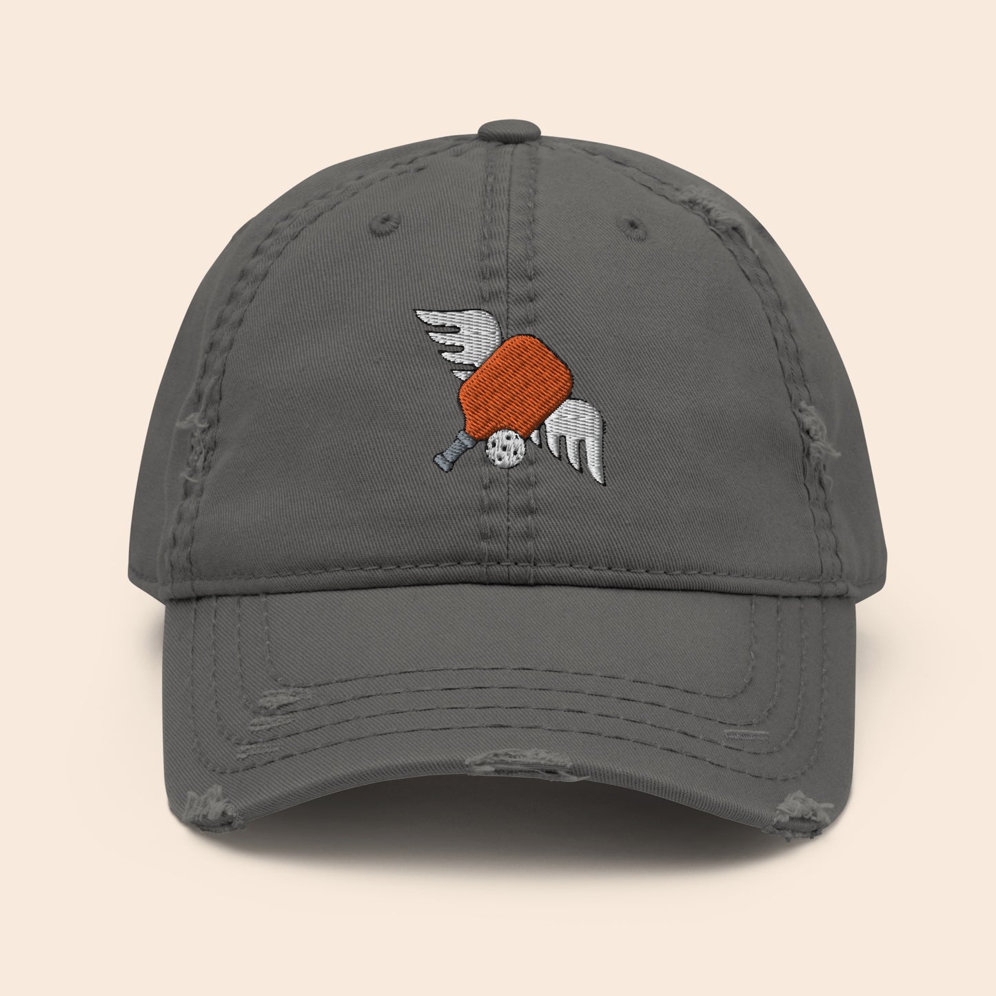 Pickleball Angel Distressed Cap