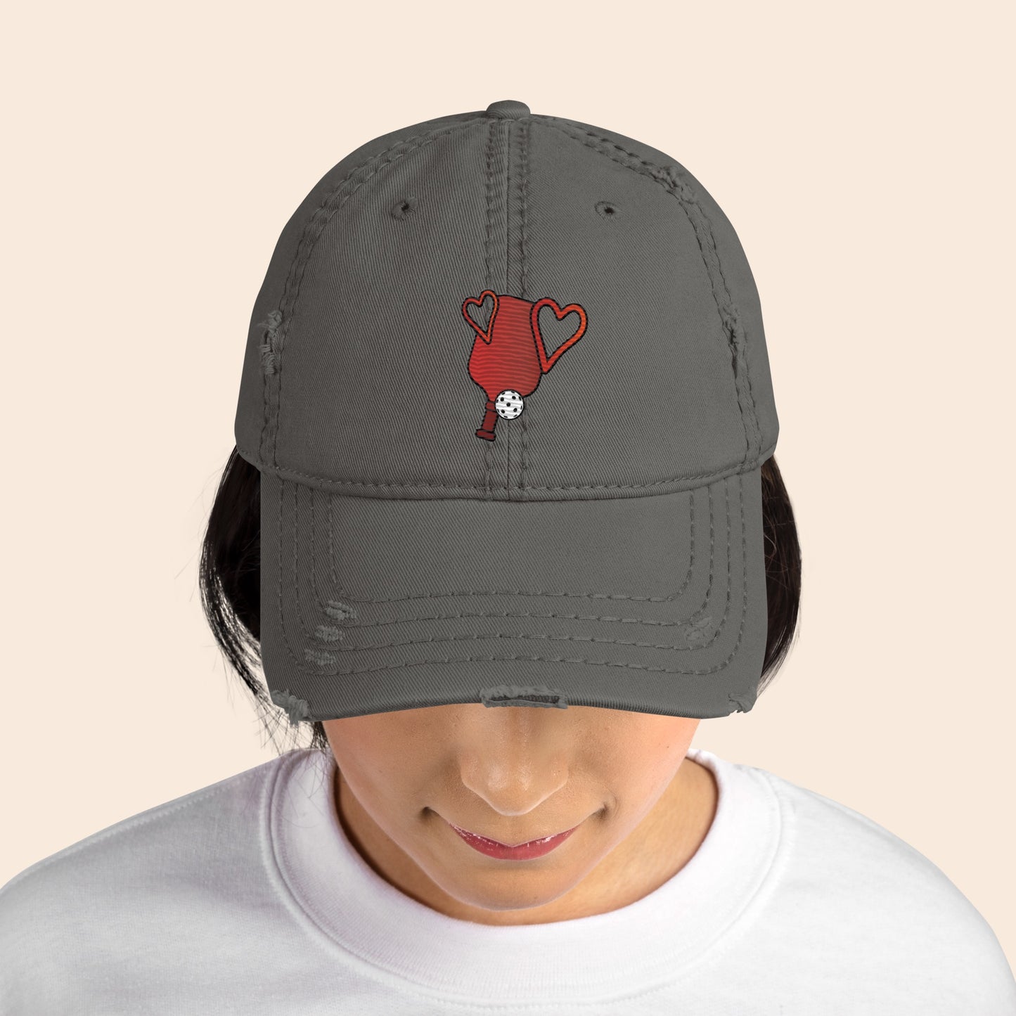 Love Match Distressed Cap