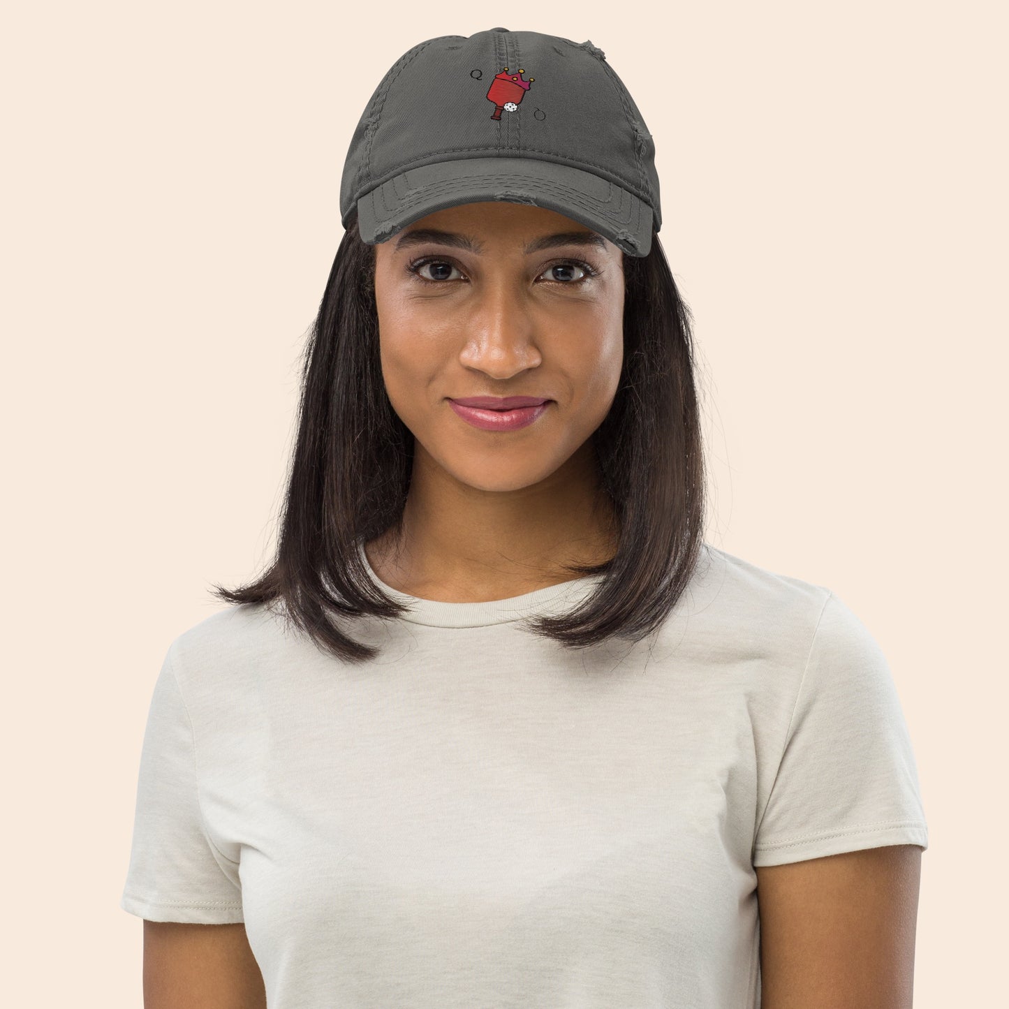 Pickleball Queen Distressed Cap