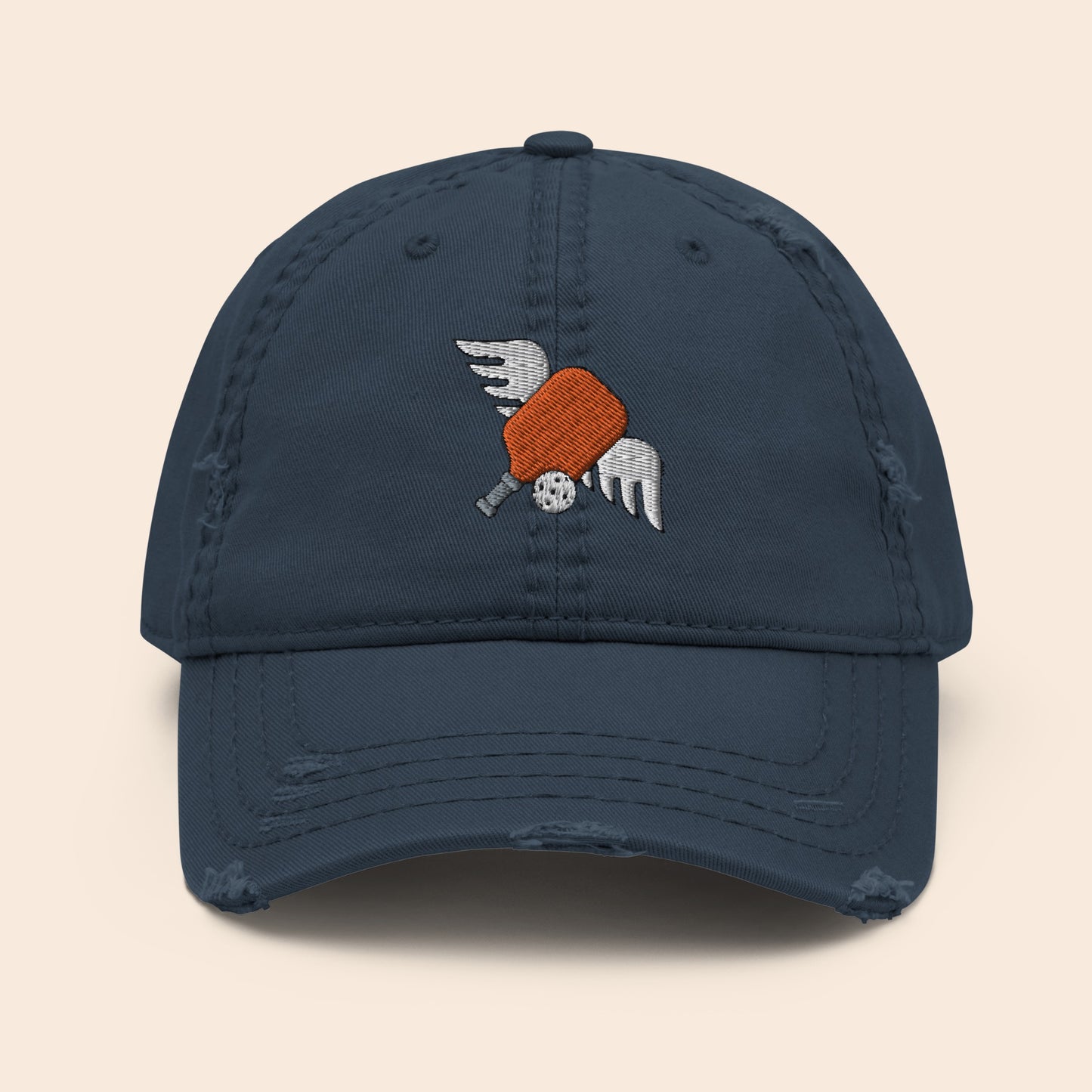 Pickleball Angel Distressed Cap
