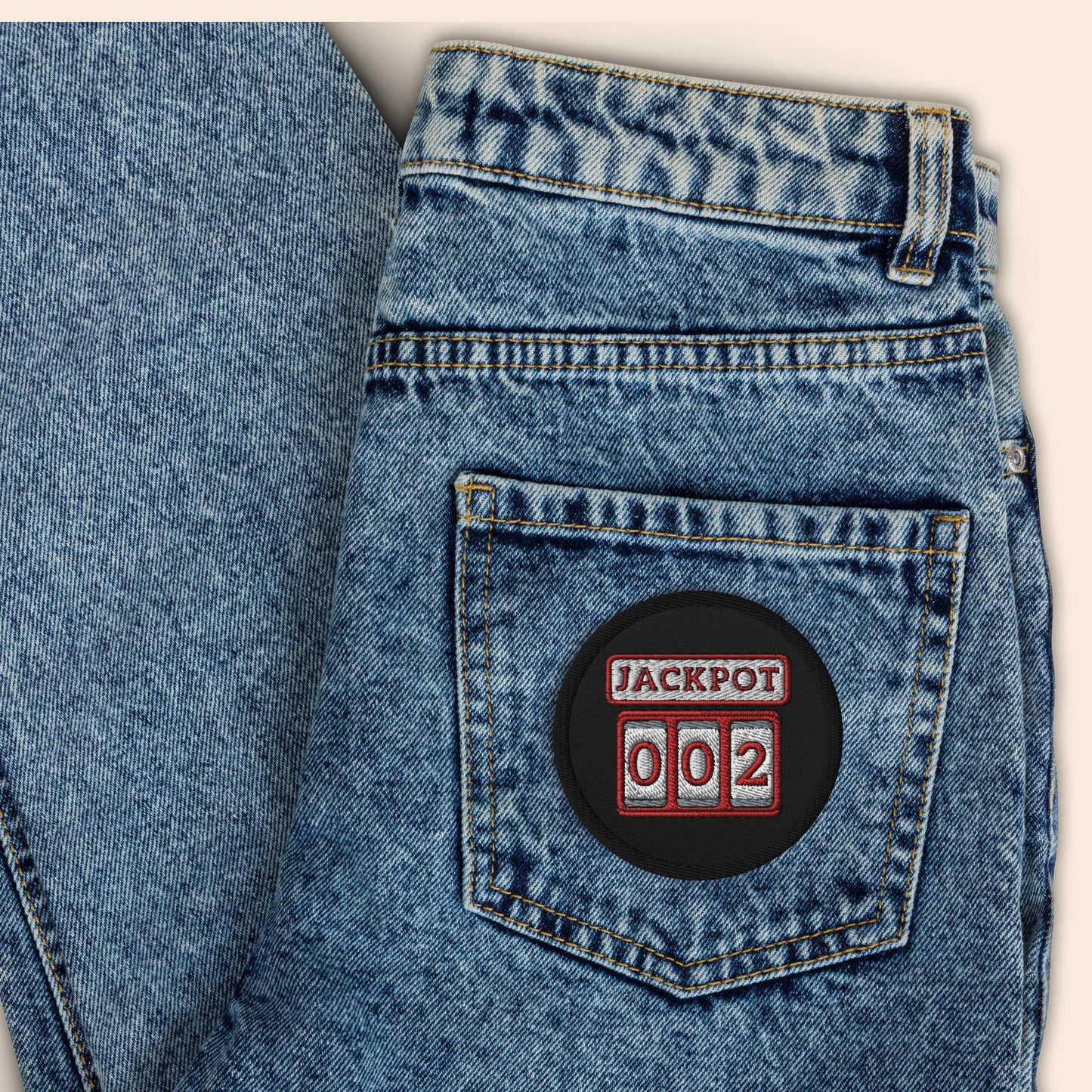 Jackpot Embroidered Patch