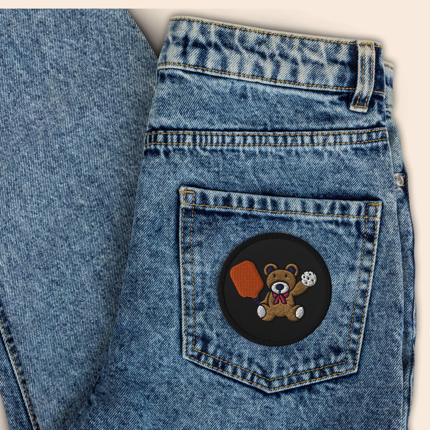 Picklebear Embroidered Patch