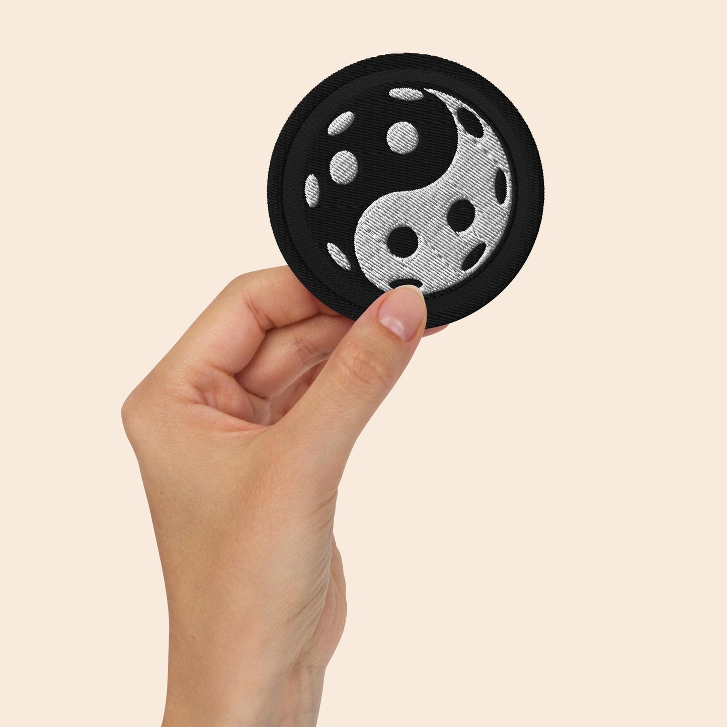 Yin-Yang Embroidered Patch