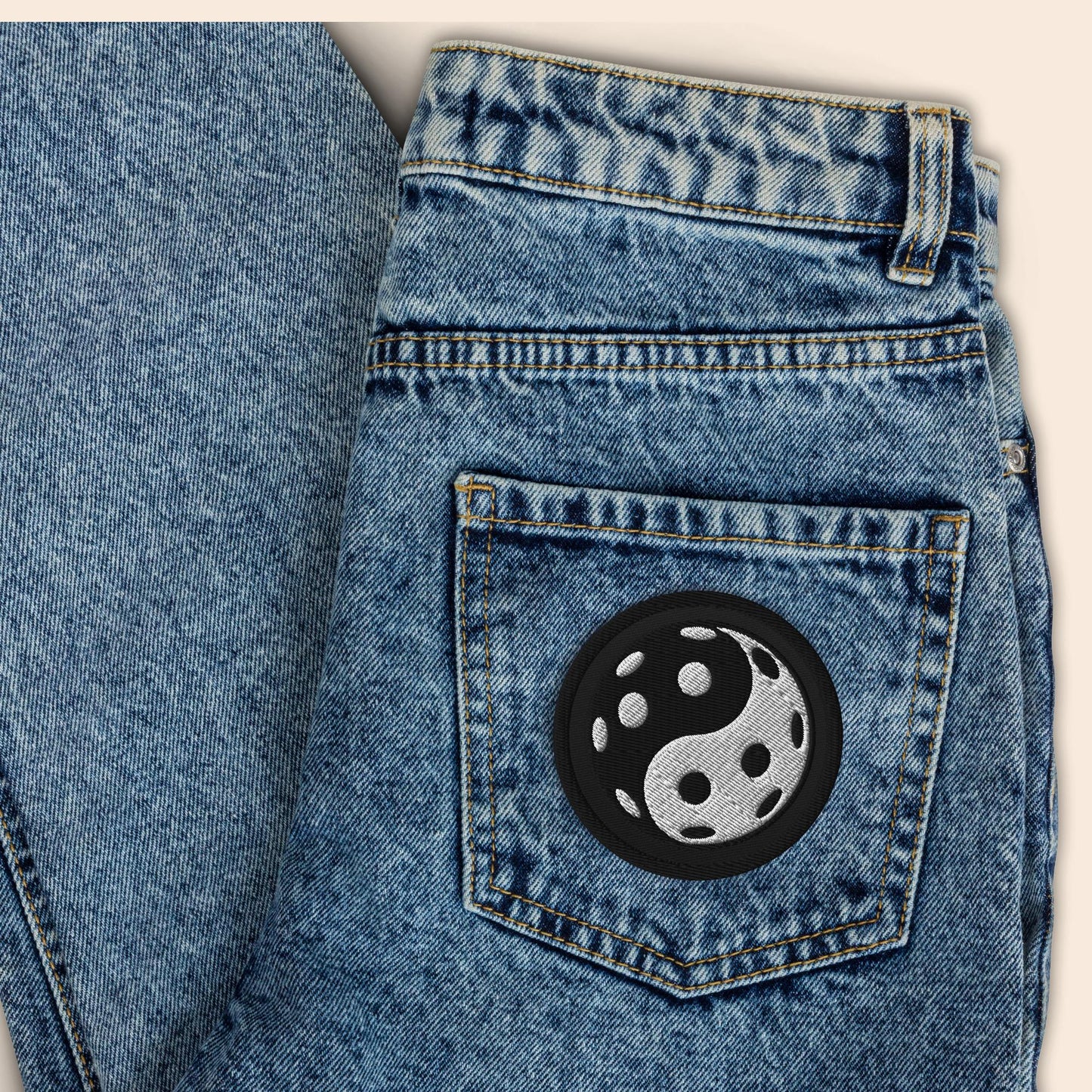 Yin-Yang Embroidered Patch