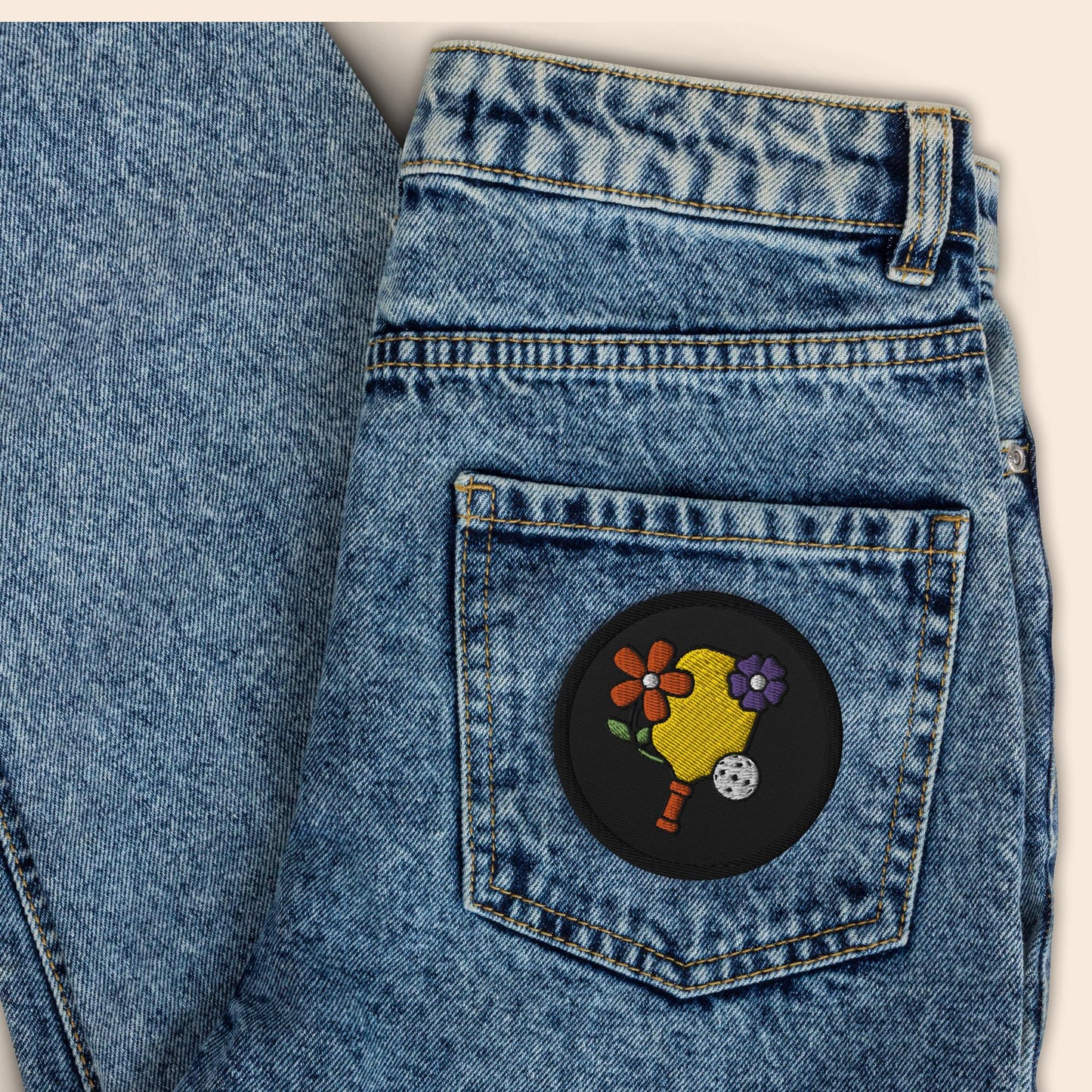 Petal Power Embroidered Patch