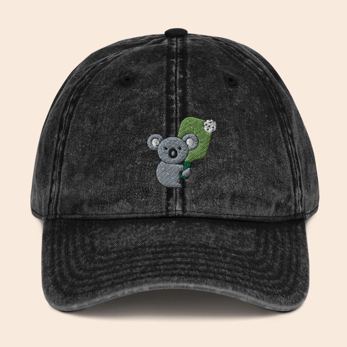 Pickleball Koala Vintage Cap