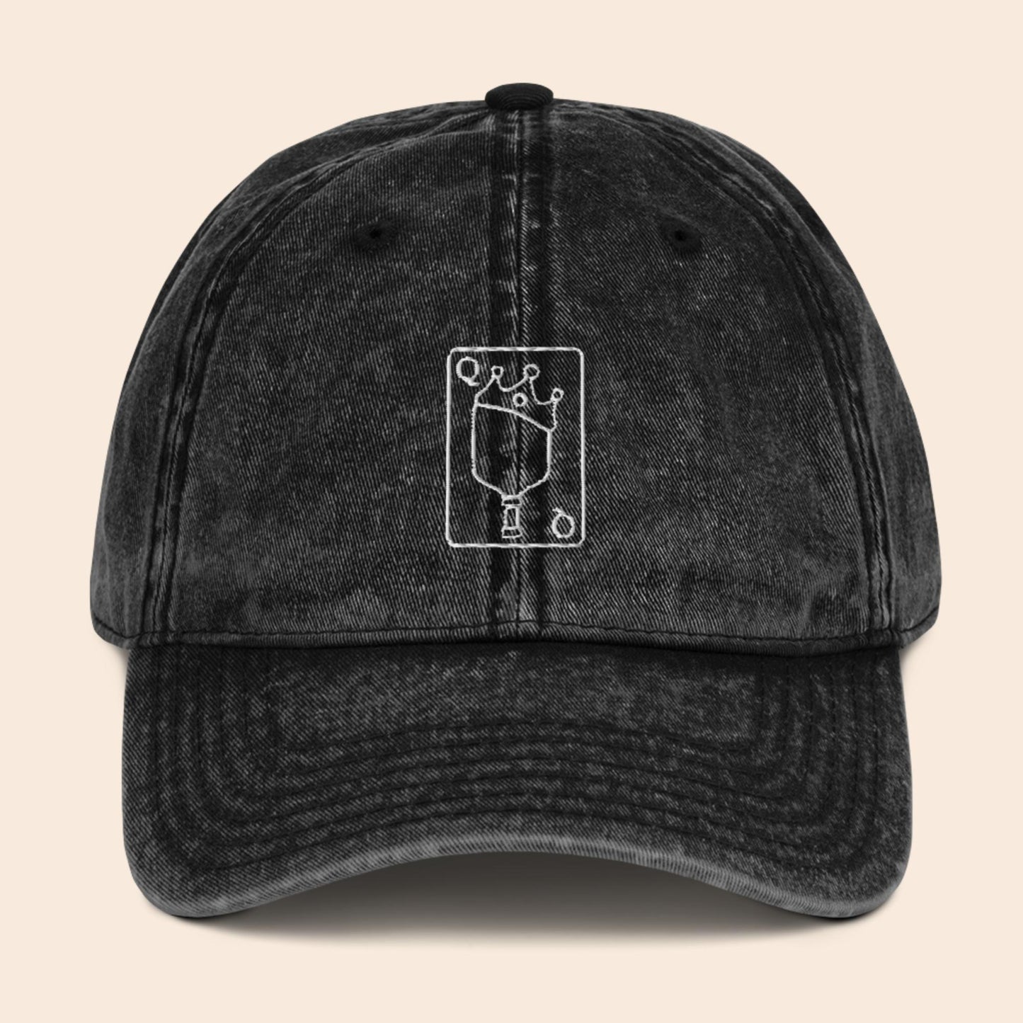 Queen Card Vintage Cap