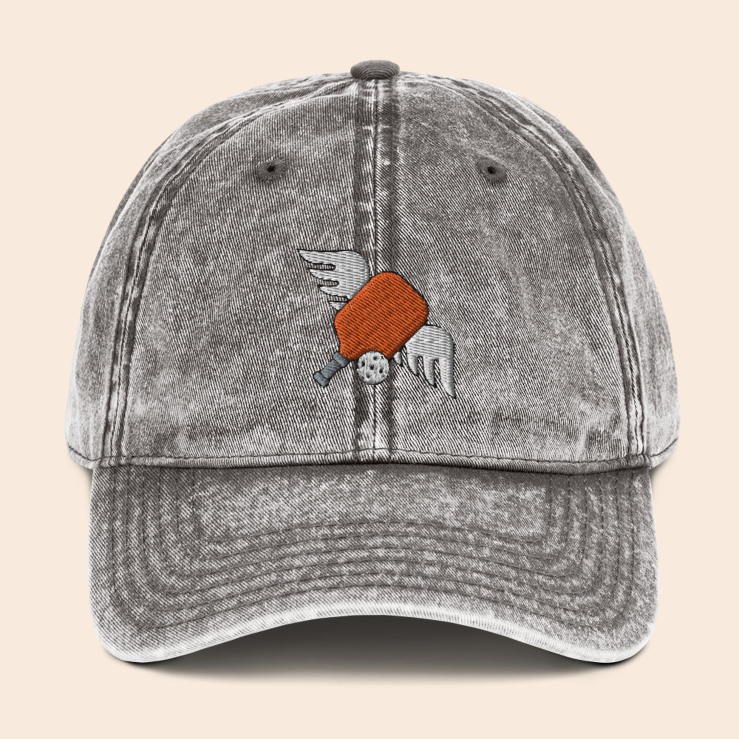 Pickleball Angel Vintage Cap