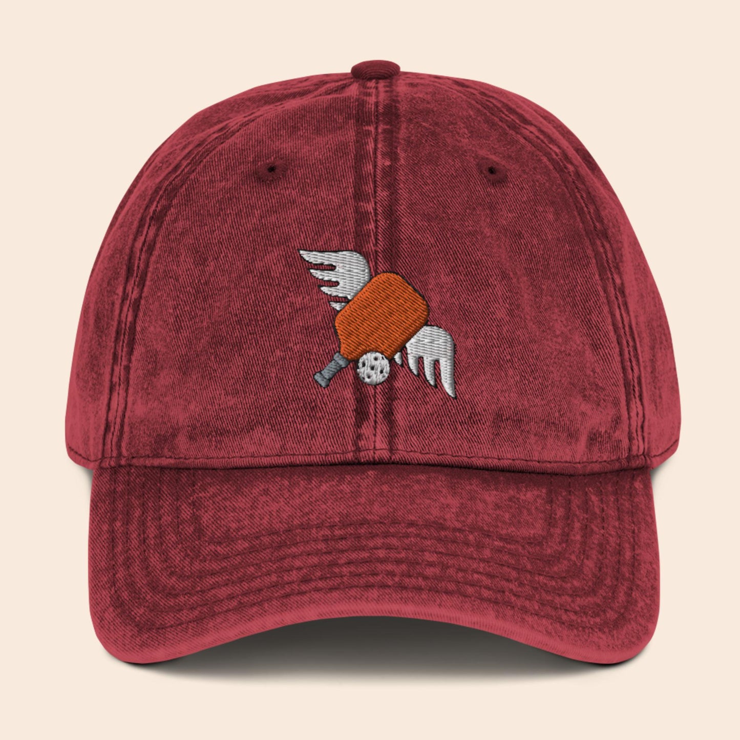 Pickleball Angel Vintage Cap