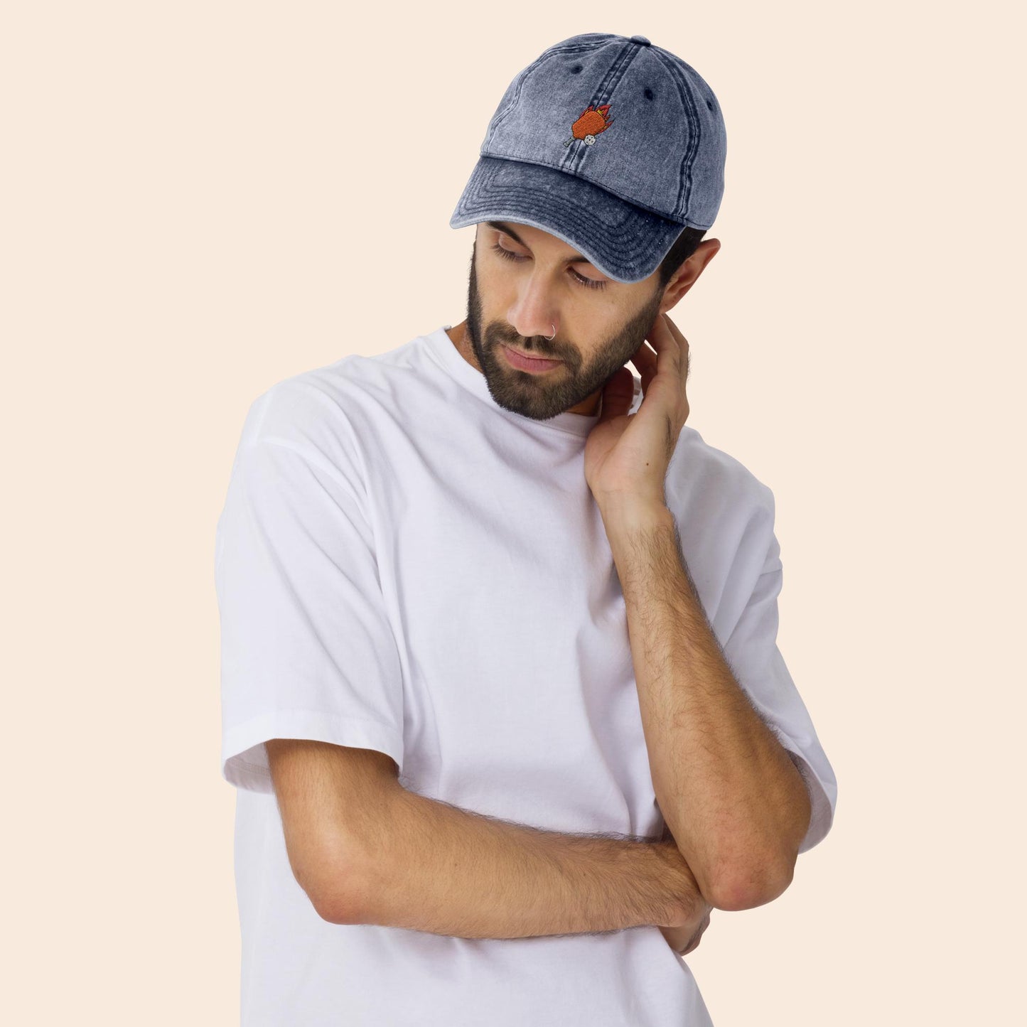 Flaming Paddle Vintage Cap