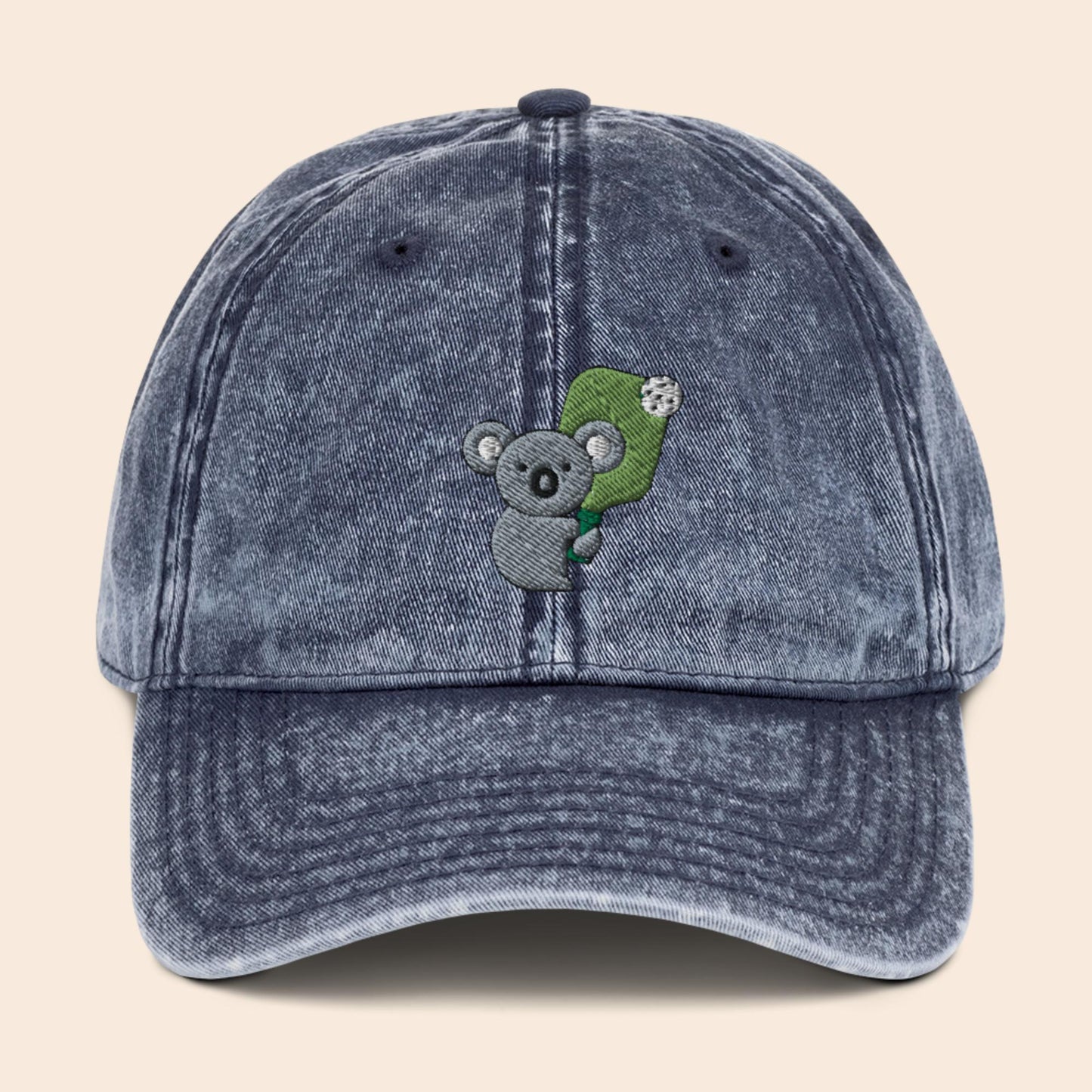 Pickleball Koala Vintage Cap