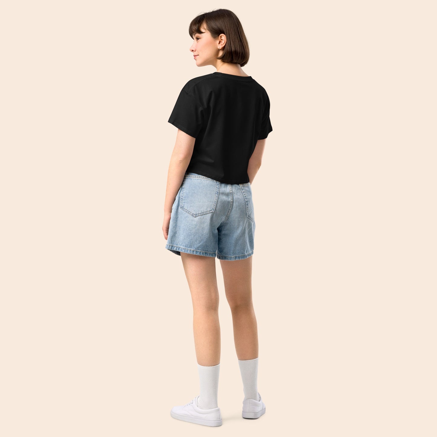 Pickleball Turtle Crop Top