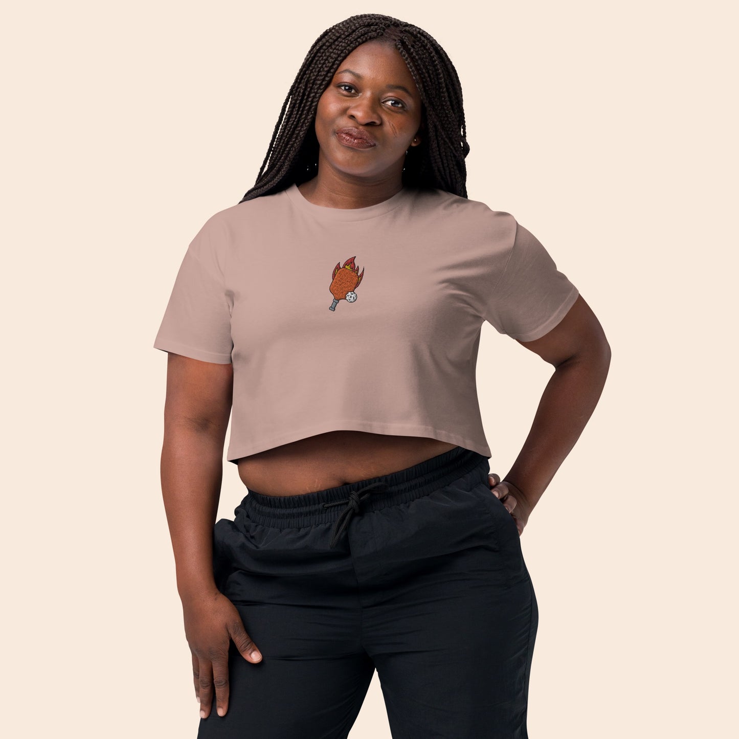 Flaming Paddle Crop Top