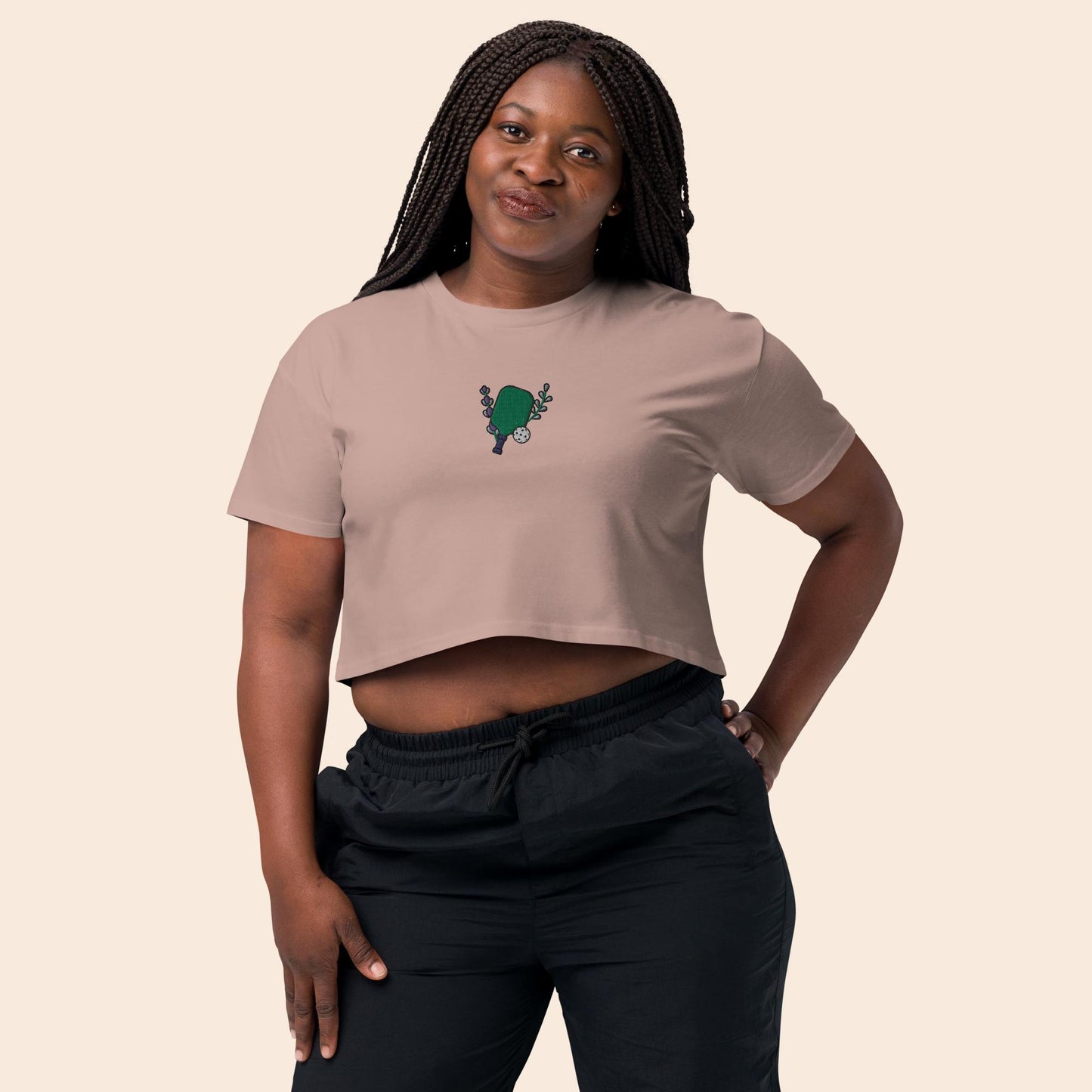 Lavender Paddle Crop Top