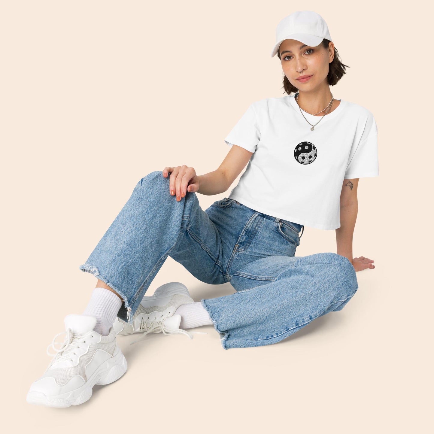 Yin-Yang Crop Top