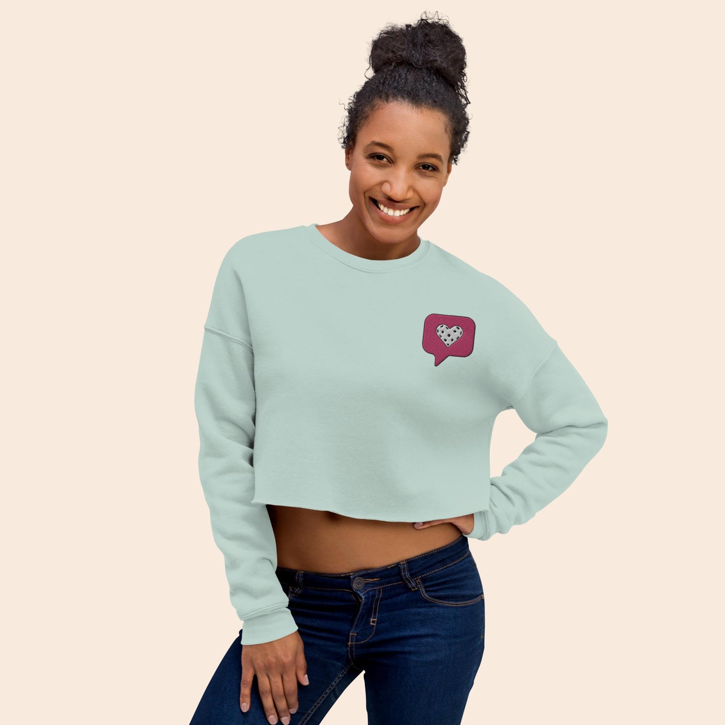 What Is Love? Crop Sweatshirt