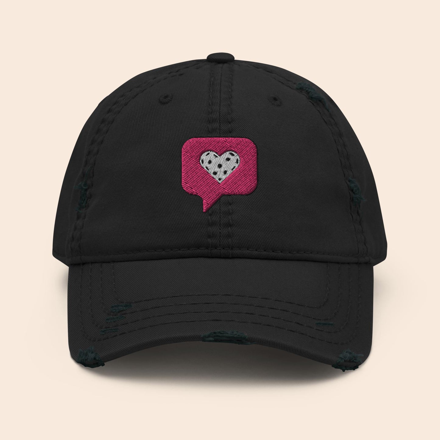 What Is Love? Distressed Cap