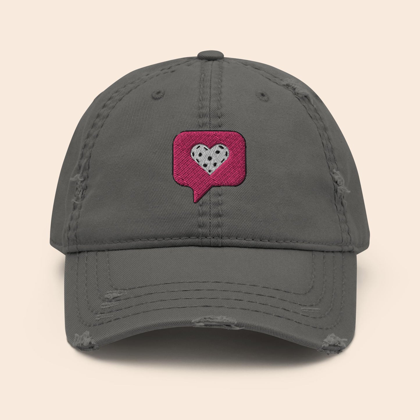 What Is Love? Distressed Cap