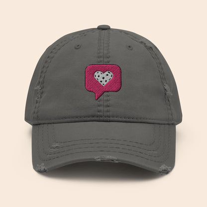 What Is Love? Distressed Cap