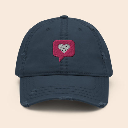 What Is Love? Distressed Cap