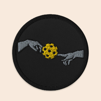 Adam Hands Embroidered Patch