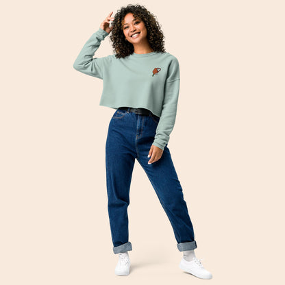 Love Paddle Crop Sweatshirt